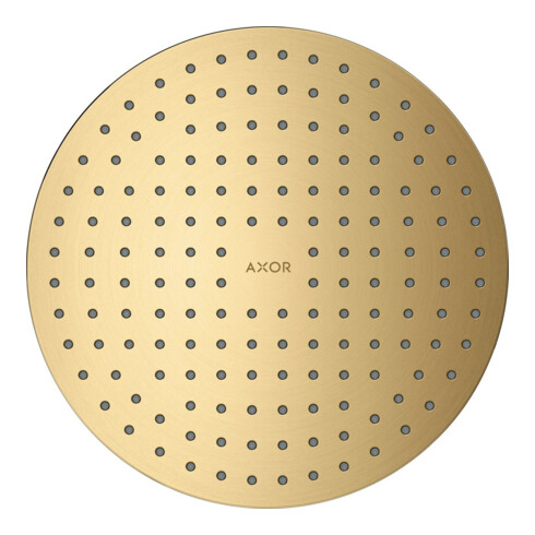 hansgrohe Kopfbrause 250 2jet Axor De., UP-Installation, brushed gold optic