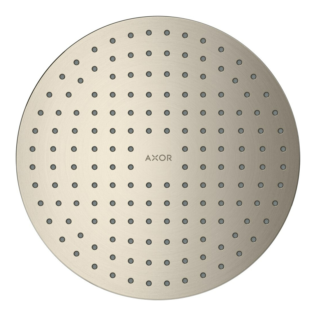 hansgrohe Kopfbrause 250 2jet Axor Decke, UP-Installation, brushed nickel