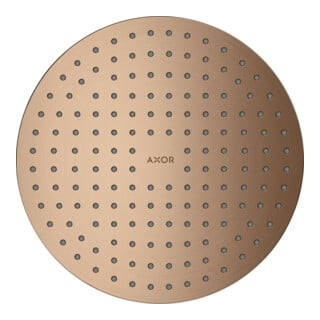 hansgrohe Kopfbrause 250 2jet Axor Decke, UP-Installation, brushed red gold