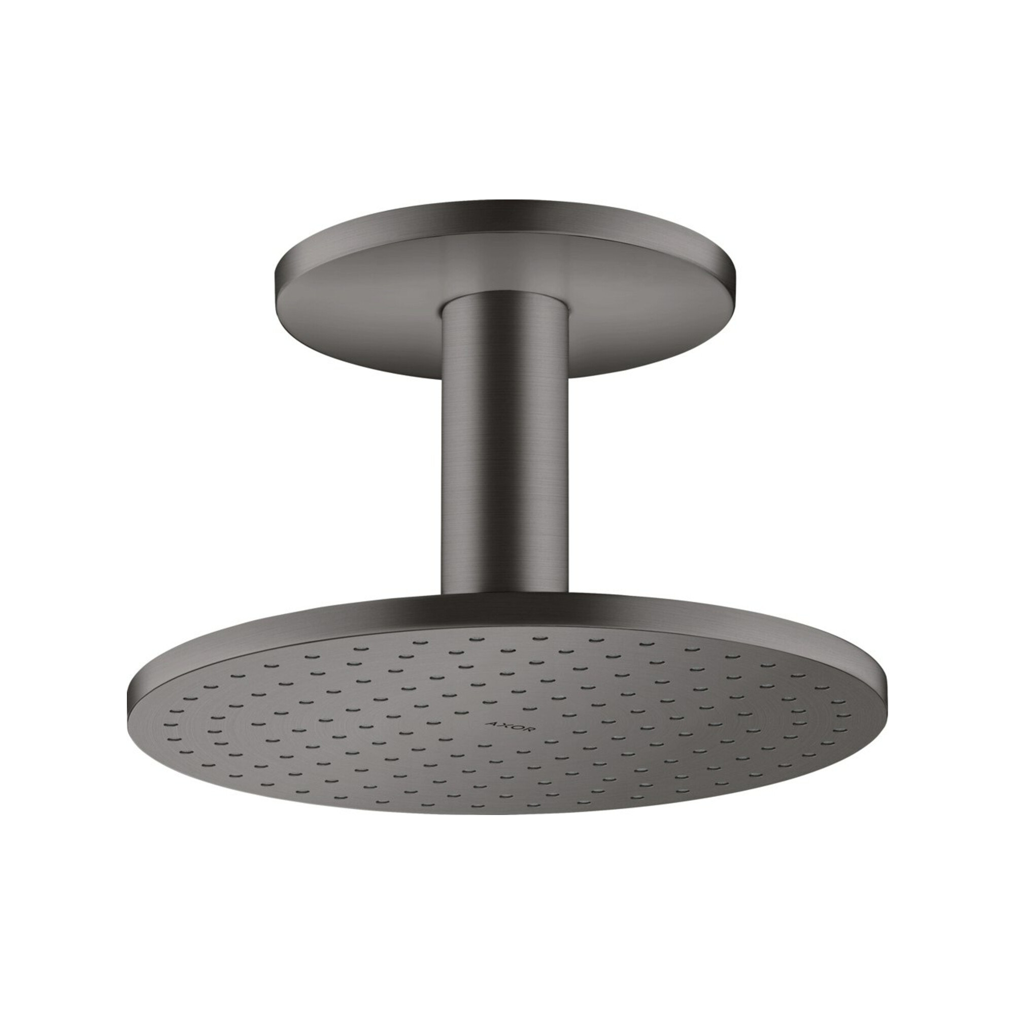 hansgrohe Kopfbrause 250 2jet Axor m Deckenanschluss, brushed black chrome