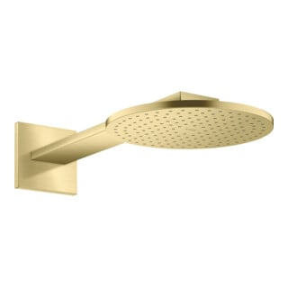 hansgrohe Kopfbrause 250 2jet Axor mit Brausearm, brushed brass