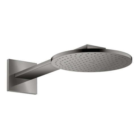 hansgrohe Kopfbrause 250 2jet Axor mit Brausearm, polished black chrome