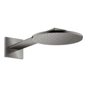 hansgrohe Kopfbrause 250 2jet Axor mit Brausearm, polished black chrome