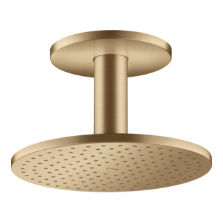 hansgrohe Kopfbrause 250 2jet Axor mit Deckenanschluss, brushed bronze