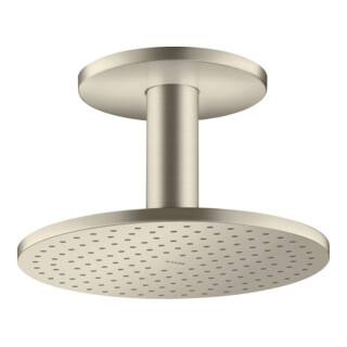hansgrohe Kopfbrause 250 2jet Axor mit Deckenanschluss, brushed nickel