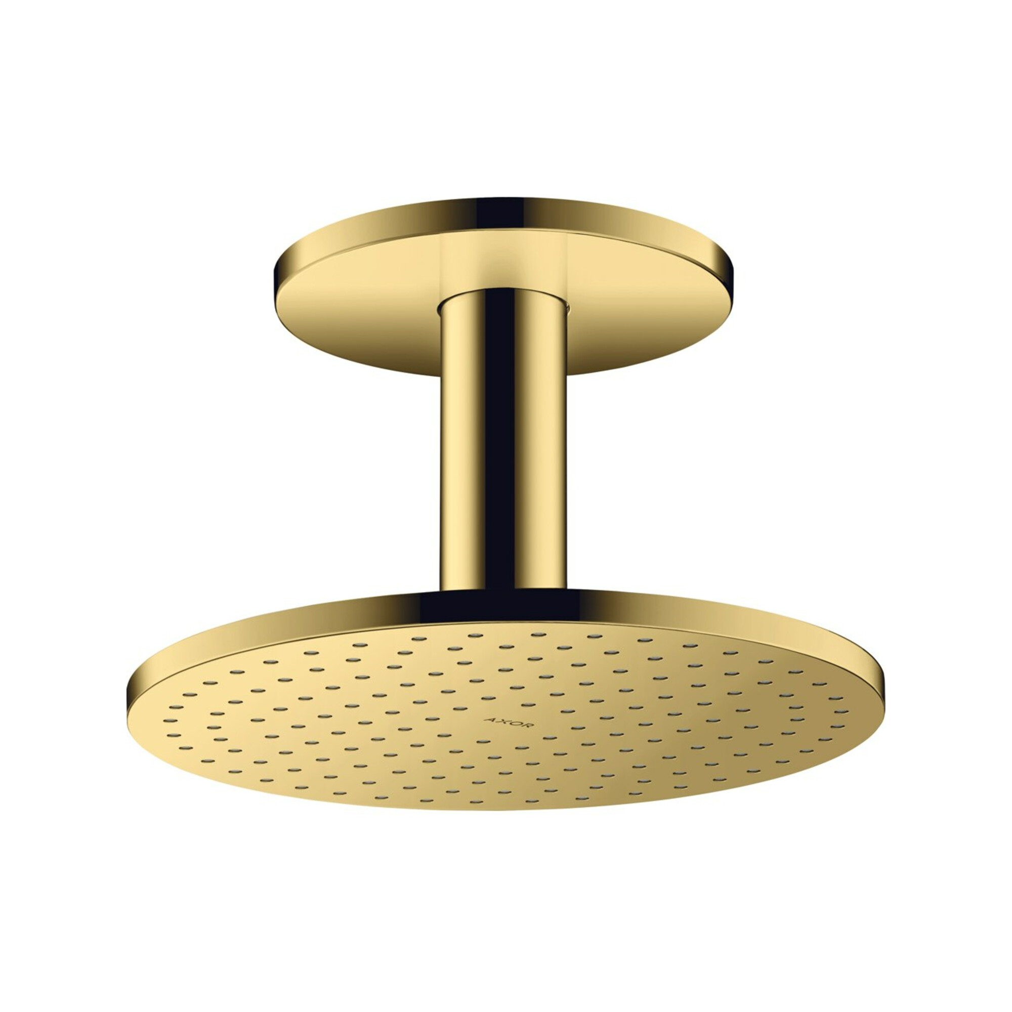 hansgrohe Kopfbrause 250 2jet Axor mit Deckenanschluss, polished gold optic