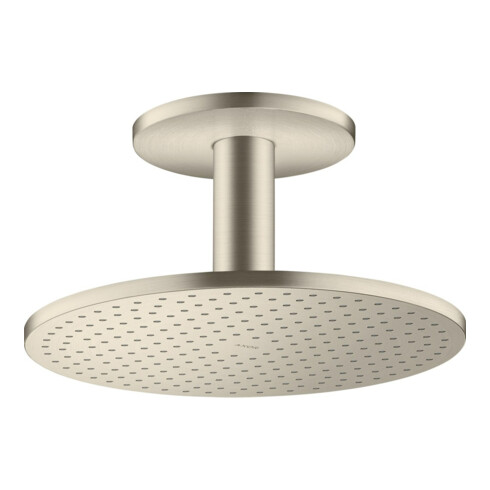 hansgrohe Kopfbrause 300 1jet Axor mit Deckenanschluss, brushed nickel
