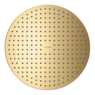 hansgrohe Kopfbrause 300 2jet Axor De., UP-Installation, brushed gold optic