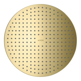 hansgrohe Kopfbrause 300 2jet Axor Decke, UP-Installation, brushed brass