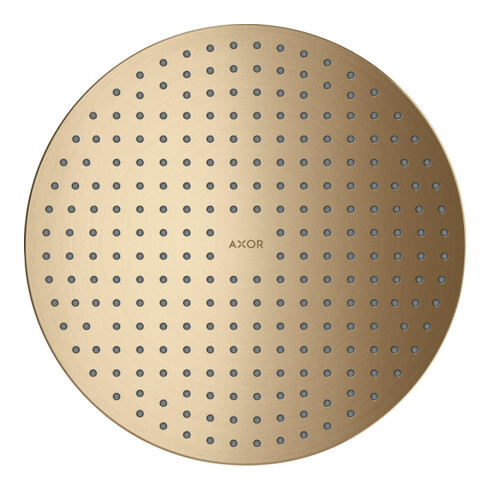 hansgrohe Kopfbrause 300 2jet Axor Decke, UP-Installation, brushed bronze