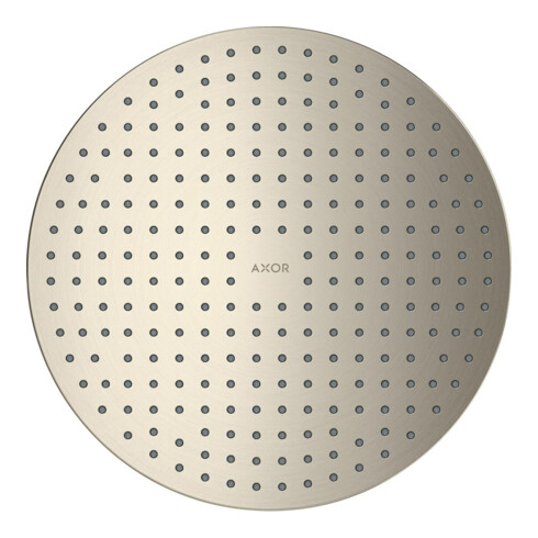 hansgrohe Kopfbrause 300 2jet Axor Decke, UP-Installation, brushed nickel