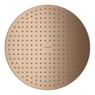 hansgrohe Kopfbrause 300 2jet Axor Decke, UP-Installation, brushed red gold