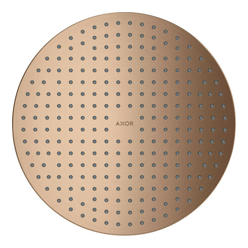 hansgrohe Kopfbrause 300 2jet Axor Decke, UP-Installation, brushed red gold