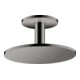 hansgrohe Kopfbrause 300 2jet Axor m Deckenanschluss, polished black chrome-1