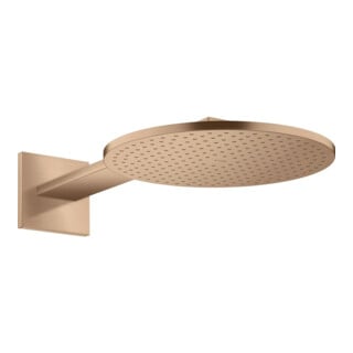 hansgrohe Kopfbrause 300 2jet Axor mit Brausearm, brushed red gold
