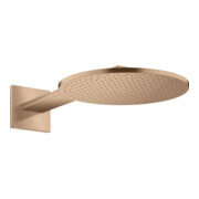 hansgrohe Kopfbrause 300 2jet Axor mit Brausearm, brushed red gold