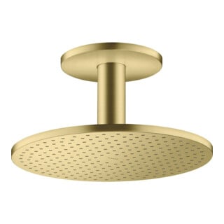 hansgrohe Kopfbrause 300 2jet Axor mit Deckenanschluss, brushed brass