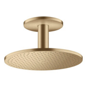 hansgrohe Kopfbrause 300 2jet Axor mit Deckenanschluss, brushed bronze