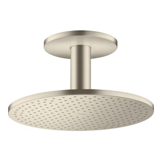hansgrohe Kopfbrause 300 2jet Axor mit Deckenanschluss, brushed nickel