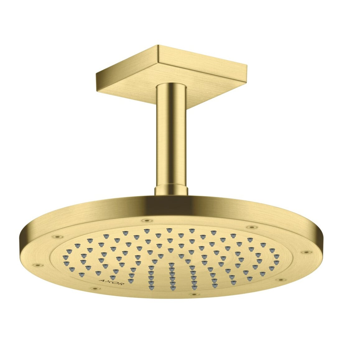 hansgrohe Kopfbrause Axor Deck.- o Wandmont., 245mm, 1j, brush. br