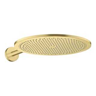 hansgrohe Kopfbrause Axor m Arm, Wandmont., 350mm, 1j, brush. br