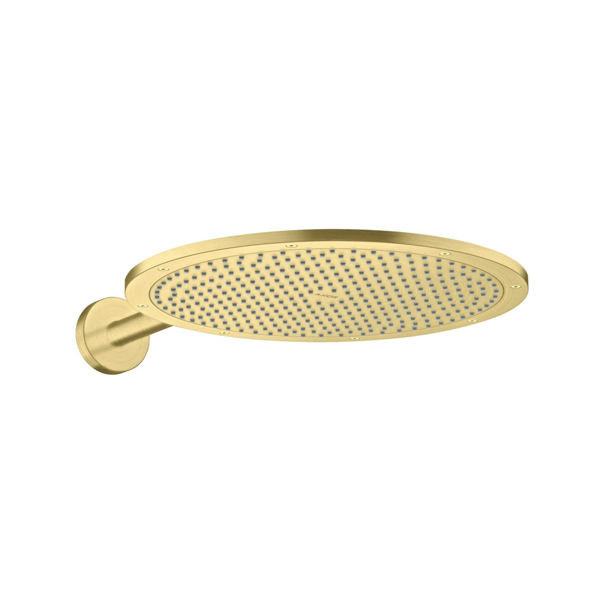 hansgrohe Kopfbrause Axor m Arm, Wandmont., 350mm, 1j, brush. br