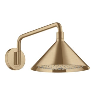 hansgrohe Kopfbrause Axor m Arm, Wd, 240mm, 2jet, brush. bron