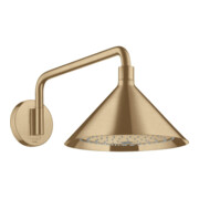 hansgrohe Kopfbrause Axor m Arm, Wd, 240mm, 2jet, brush. bron