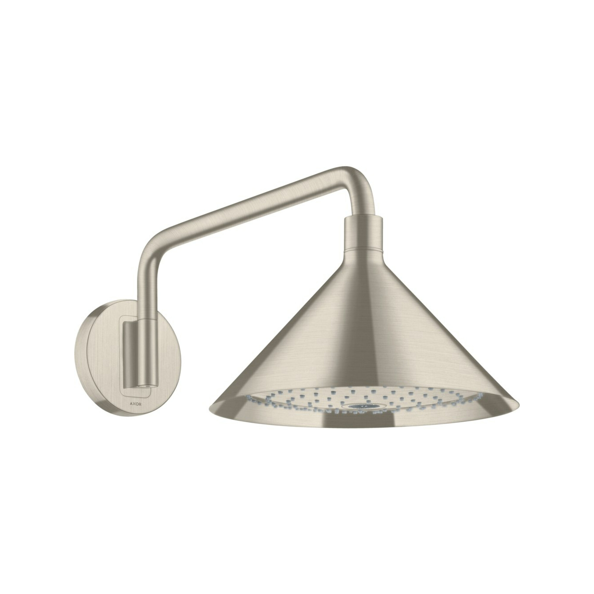 hansgrohe Kopfbrause Axor m Arm, Wd, 240mm, 2jet, brush. ni.