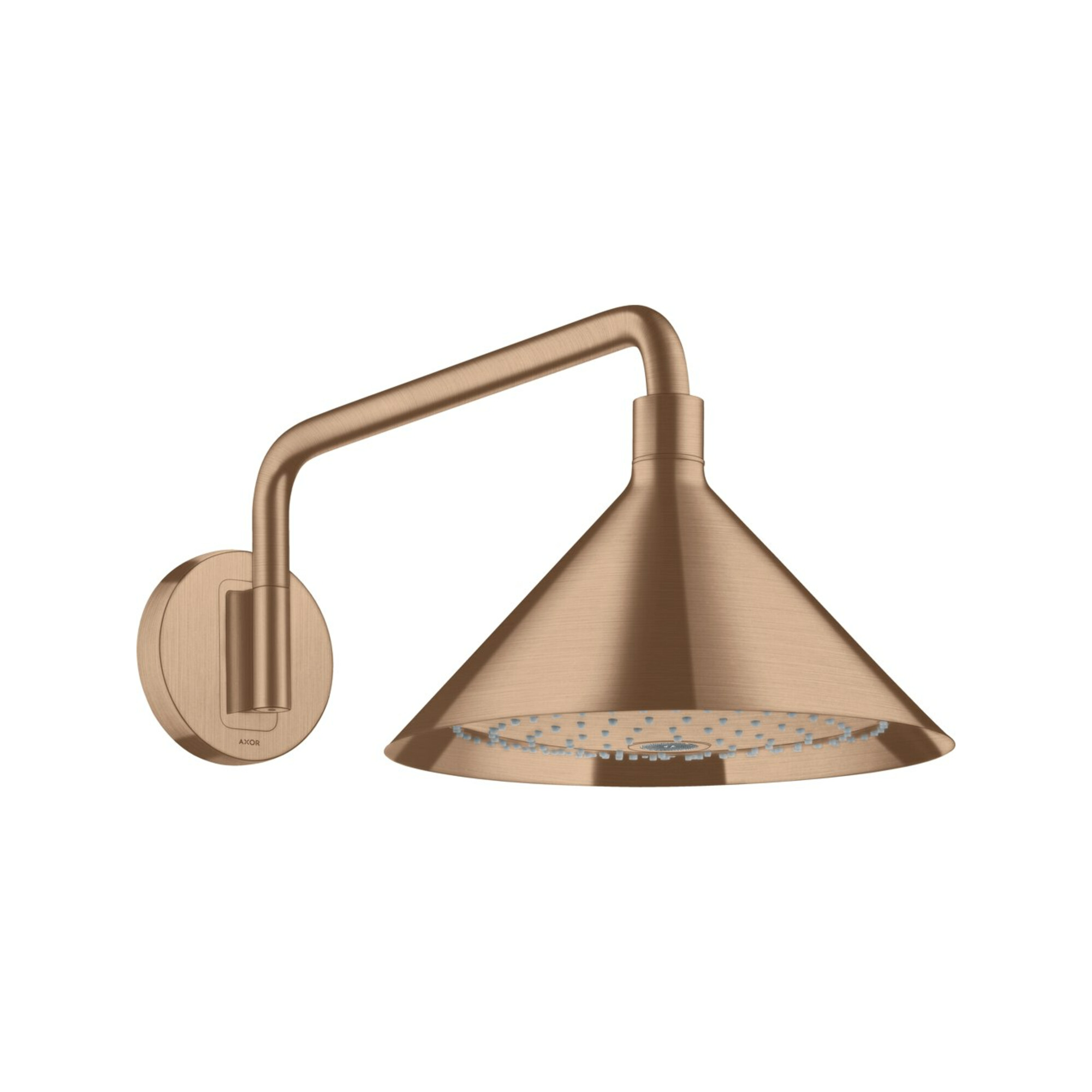 hansgrohe Kopfbrause Axor m Arm, Wd, 240mm, 2jet, brush. r gol