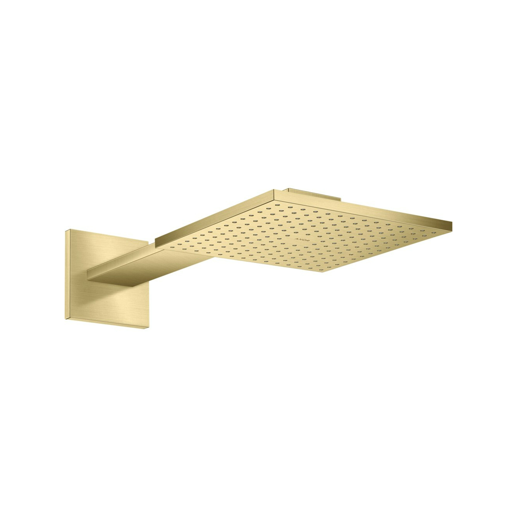hansgrohe Kopfbrause Axor m Br.Arm, 250x250mm, 2jet, brushed brass