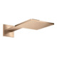 hansgrohe Kopfbrause Axor m Br.Arm, 250x250mm, 2jet, pol. red gold-1