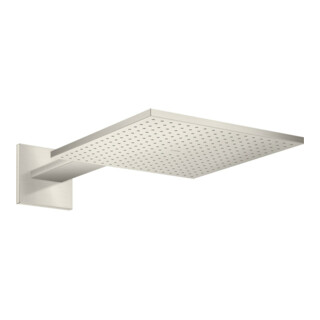 hansgrohe Kopfbrause Axor m Br.Arm, 300x300mm, 1j, Edelstahl-Optik