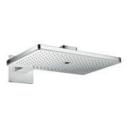 hansgrohe Kopfbrause Axor m Br.Arm, eck Ros., 460x300mm, 3jet, chr
