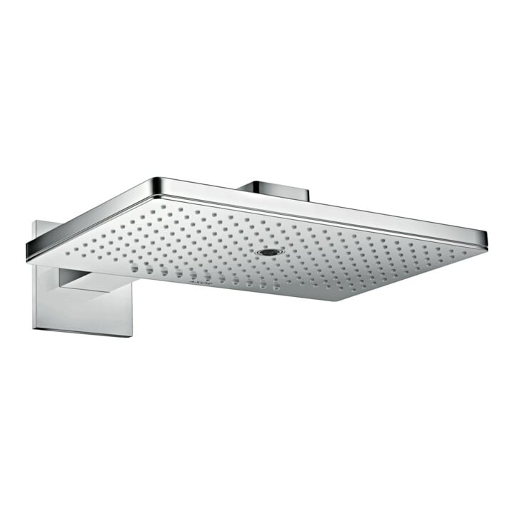hansgrohe Kopfbrause Axor m Br.Arm, eck Ros., 460x300mm, 3jet, chr