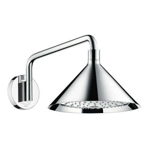 hansgrohe Kopfbrause Axor m Br.Arm, Wandmont., 240mm, 2jet, chrom