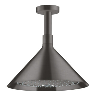 hansgrohe Kopfbrause Axor m Decke, 240mm, 2jet, brush. bla vc