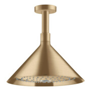 hansgrohe Kopfbrause Axor m Decke, 240mm, 2jet, brush. bron