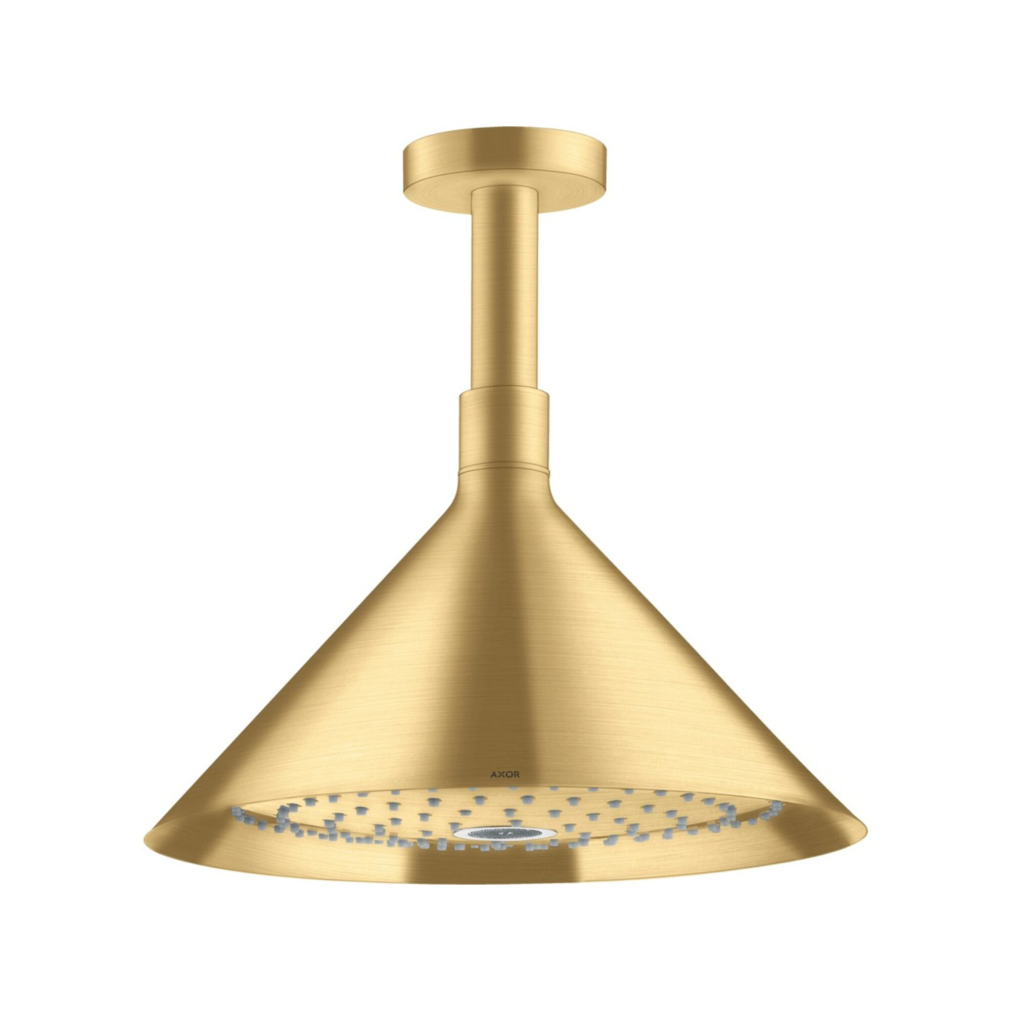 hansgrohe Kopfbrause Axor m Decke, 240mm, 2jet, brush. gol opt