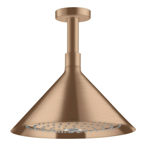 hansgrohe Kopfbrause Axor m Decke, 240mm, 2jet, brush. r gol