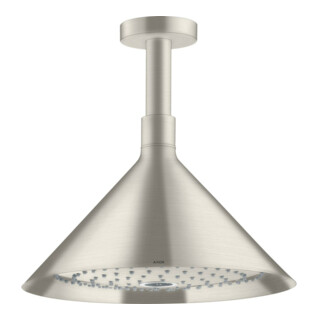 hansgrohe Kopfbrause Axor m Decke, 240mm, 2jet, Edelstahl-Optik