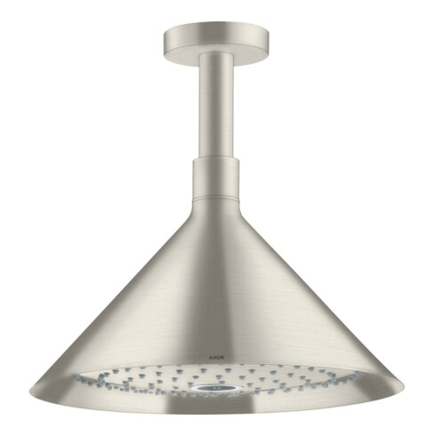 hansgrohe Kopfbrause Axor m Decke, 240mm, 2jet, Edelstahl-Optik