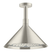hansgrohe Kopfbrause Axor m Decke, 240mm, 2jet, Edelstahl-Optik