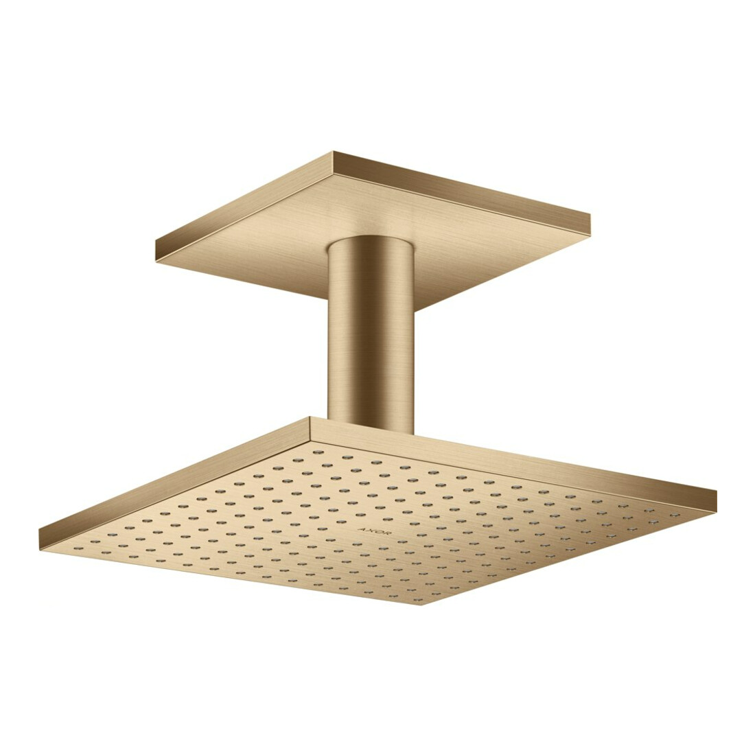 hansgrohe Kopfbrause Axor m Decke, 250x250mm, 1j, brush. bron