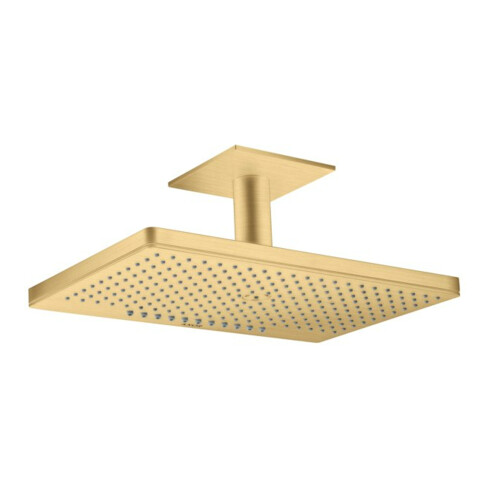 hansgrohe Kopfbrause Axor m Decke, 460x300mm, 2jet, brush. gol opt