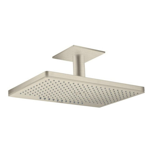 hansgrohe Kopfbrause Axor m Decke, 460x300mm, 2jet, brush. ni.