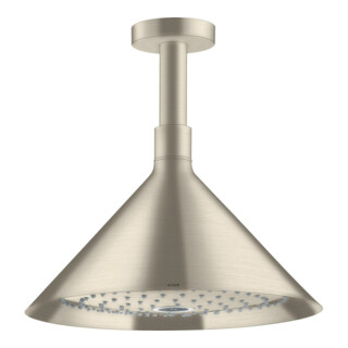 hansgrohe Kopfbrause Axor m Deckenanschluss, 240mm, 2jet, brush. ni.