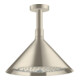 hansgrohe Kopfbrause Axor m Deckenanschluss, 240mm, 2jet, brush. ni.-1