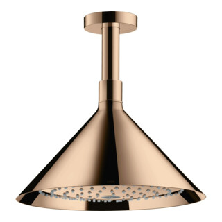 hansgrohe Kopfbrause Axor m Deckenanschluss, 240mm, 2jet, pol. r gol