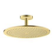 hansgrohe Kopfbrause Axor m Deckenanschluss, 350mm, 1j, brush. brass